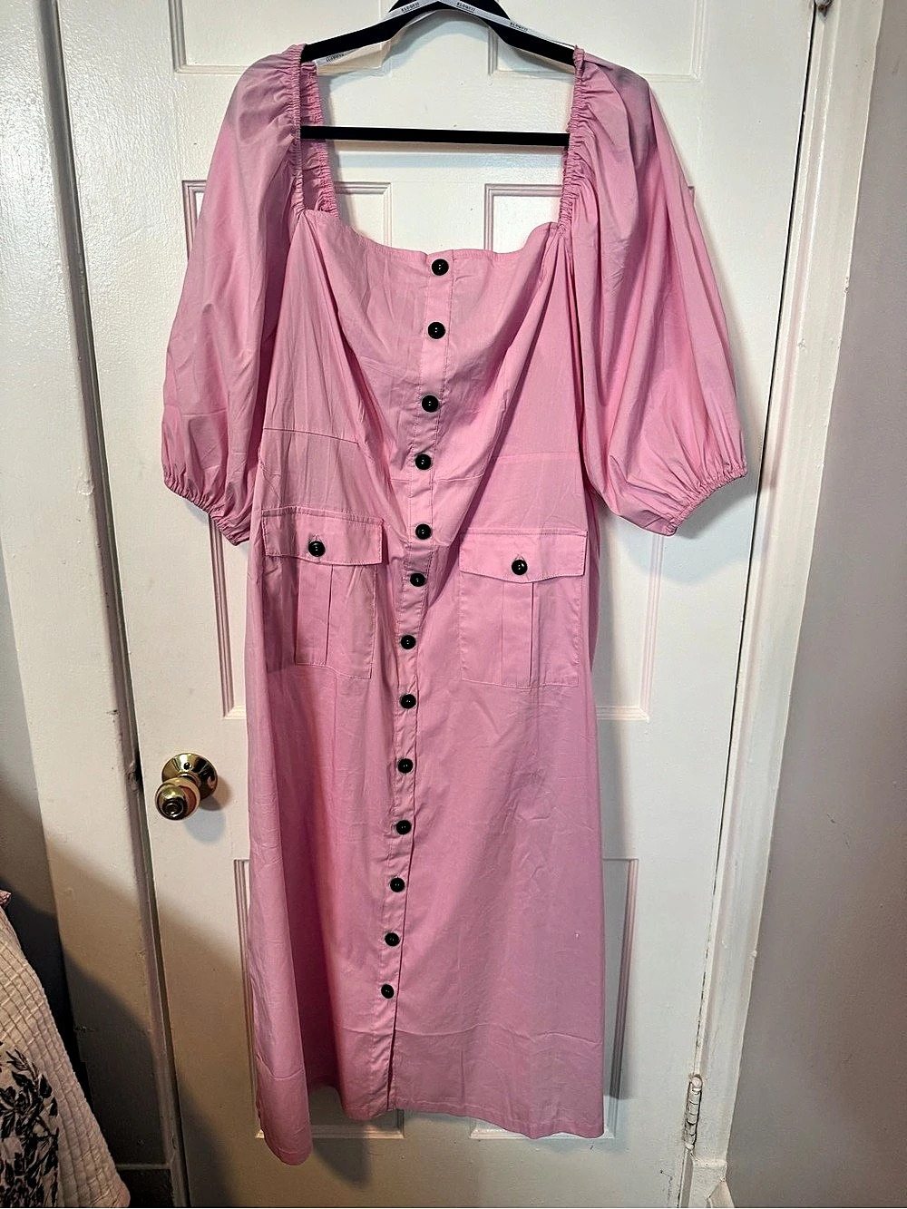 ELOQUII Pink Midi Dress Size 16 Like New